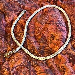 Whiting & Davis Silver Belt